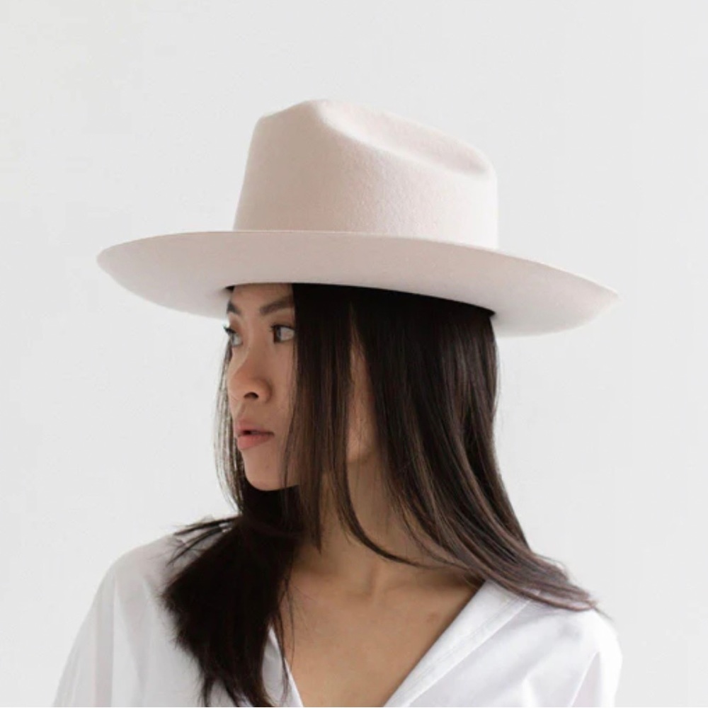 Gigi Pip Ezra Ivory Western Hat